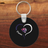 Perry Pumas Logo Half Heart Slogan Hs Sleutelhanger (Voorkant)