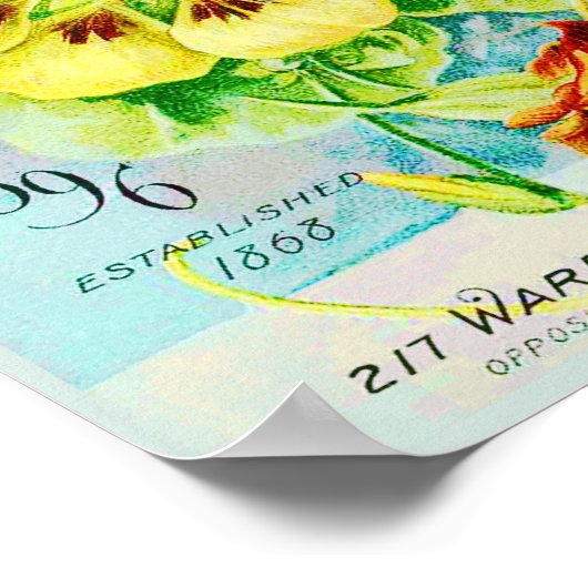 Perry Seed Store  Advertisement Poster (Hoek)