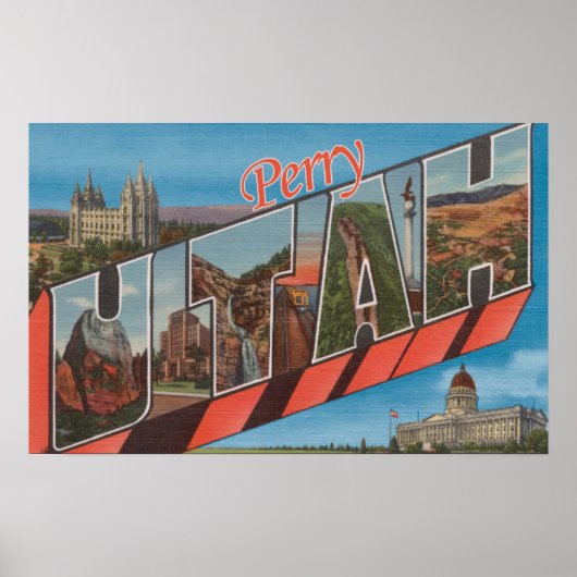 Perry, UtahLarge Letter ScenesPerry, UT Poster (Voorkant)