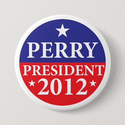 Perry voor President 2012 - 3-inch Button (Voorkant)