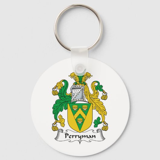 Perryman Family Crest Sleutelhanger (Voorkant)