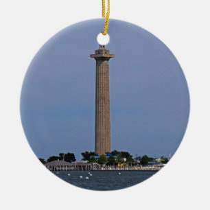 Perry's overwinnings- en internationale vredesgede keramisch ornament