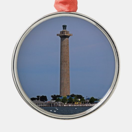 Perry's overwinnings- en internationale vredesgede metalen ornament (Voorkant)