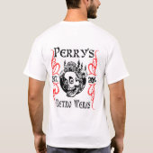Perry's Retro Werks Skull Shirt (Achterkant)