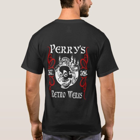 Perry's Retro Werks T-Shirt (Achterkant)
