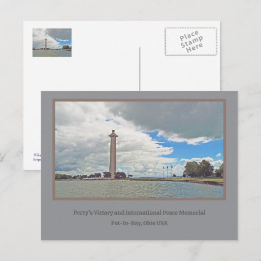 Perry's Victory and International Peace Monument Briefkaart (Voorkant / Achterkant)