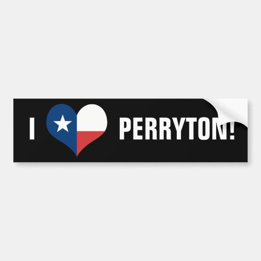 Perryton Bumpersticker (Voorkant)