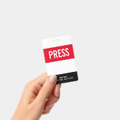 Pers All Access Pas Rood Wit Zwart ID Badge (Handheld)