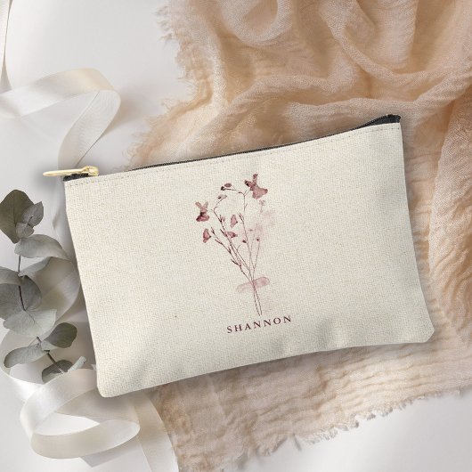 Pers Geperste Bloemboeket Cosmetica/Accessoiretas Etui