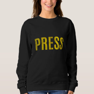 Pers Shirt Journalist Reporter Credentials Zip