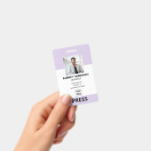 Pers Simpele Bedrijfsfoto-ID Badge (Handheld)
