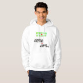 PERS START, HUSTLE CULTURE VS QUIET QUITING HOODIE (Voorkant volledig)