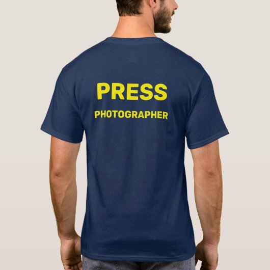 PERS T-SHIRT (Achterkant)