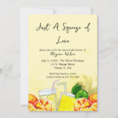 Pers van liefde limonade citroen citrus bruids par kaart (Voorkant)