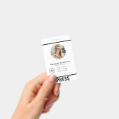 Persbadge voor professionele fotografen badge (Handheld)