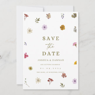 Persbloem save the date uitnodiging