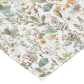 Persbloemen Herfst Waterverf Doek Tafel Runner Korte Tafelloper (Hoek)