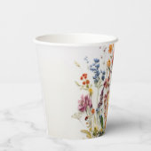 Persbloemen Wilde Bloem Boho Bruiloftsborrel Papieren Bekers (Achterkant)