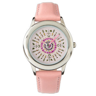 Persbloemkunst van S. Frigui Van het Origineel Horloge