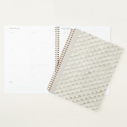  persdienst: Crisscross Diary Tan Planner (Display)