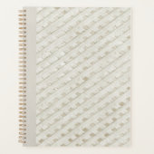  persdienst: Crisscross Diary Tan Planner (Voorkant)