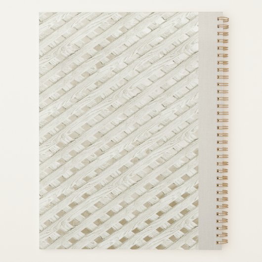  persdienst: Crisscross Diary Tan Planner (Achterkant)