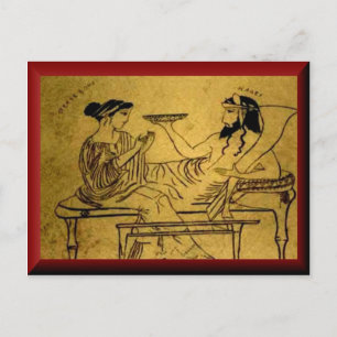 Persefone en Hades Briefkaart