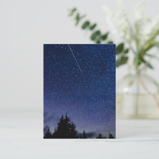 Perseid Meteor Shower Briefkaart (Staand voorkant)