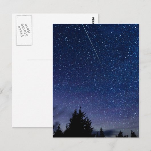 Perseid Meteor Shower Briefkaart (Voorkant / Achterkant)