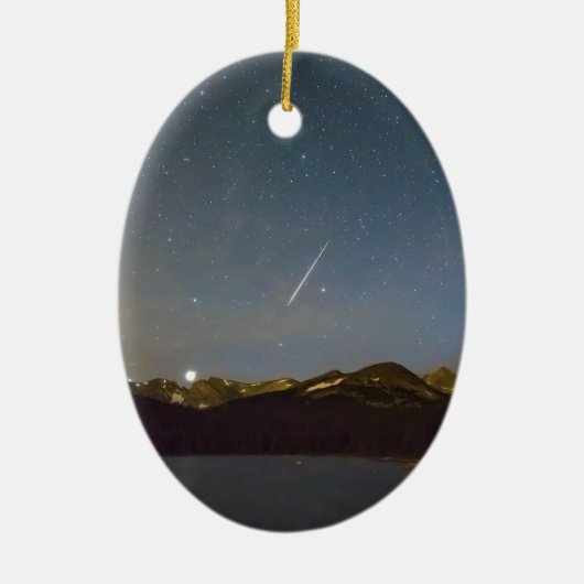 Perseid Meteor Shower Indian Peaks Keramisch Ornament (Voorkant)