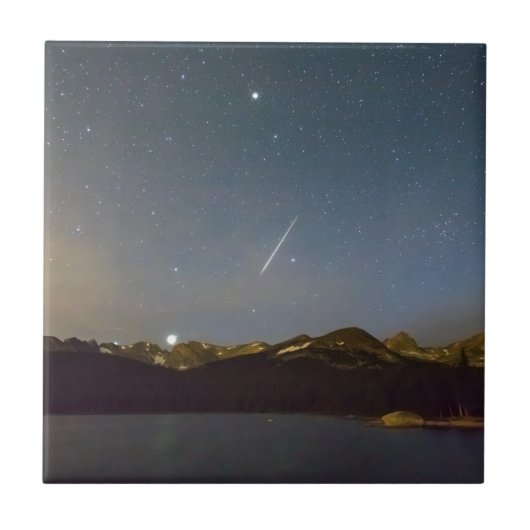 Perseid Meteor Shower Indian Peaks Tegeltje (Voorkant)