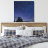 Perseïden meteorenzwerm canvas afdruk (Insitu (Slaapkamer))