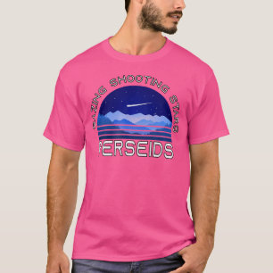 Perseïden schieten ster staren in Star Hunter Astr T-shirt