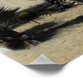 Persen en palmen op Puerto Banus Poster (Hoek)