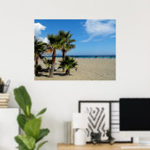 Persen en palmen op Puerto Banus Poster (Thuiskantoor)