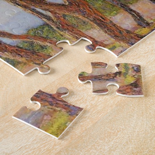 Persen in Juan-les-Pins Monet Fine Art Legpuzzel (Zijkant)