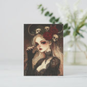 Persephone, de godin van de onderwereld briefkaart (Staand voorkant)