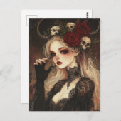 Persephone, de godin van de onderwereld briefkaart (Voorkant / Achterkant)