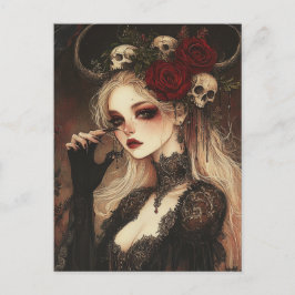 Persephone, de godin van de onderwereld briefkaart