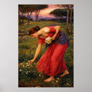 Persephone door John William Waterhouse Poster
