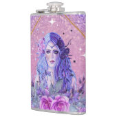 Persephone godin kunst door Renee Thermal Tumbler Heupfles (Links)