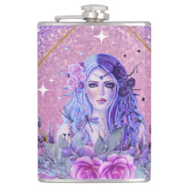 Persephone godin kunst door Renee Thermal Tumbler Heupfles