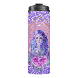 Persephone godin kunst door Renee Thermal Tumbler Thermosbeker
