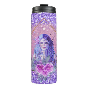 Persephone godin kunst door Renee Thermal Tumbler Thermosbeker
