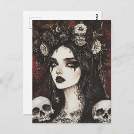 Persephone-Gothic Briefkaart (Voorkant / Achterkant)