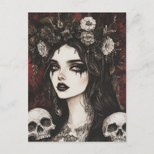 Persephone-Gothic Briefkaart (Voorkant)