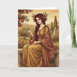 Persephone Griekse Mythologie Kunst Wenskaart Kaart