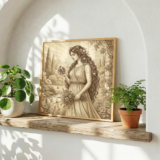 Persephone Griekse mythologie Poster