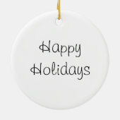 "persephone&hades" tuxedo kattenversiering keramisch ornament (Achterkant)