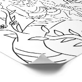 Persephone Kleurplaat Print (Hoek)